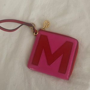 Tory Burch M initial wallet